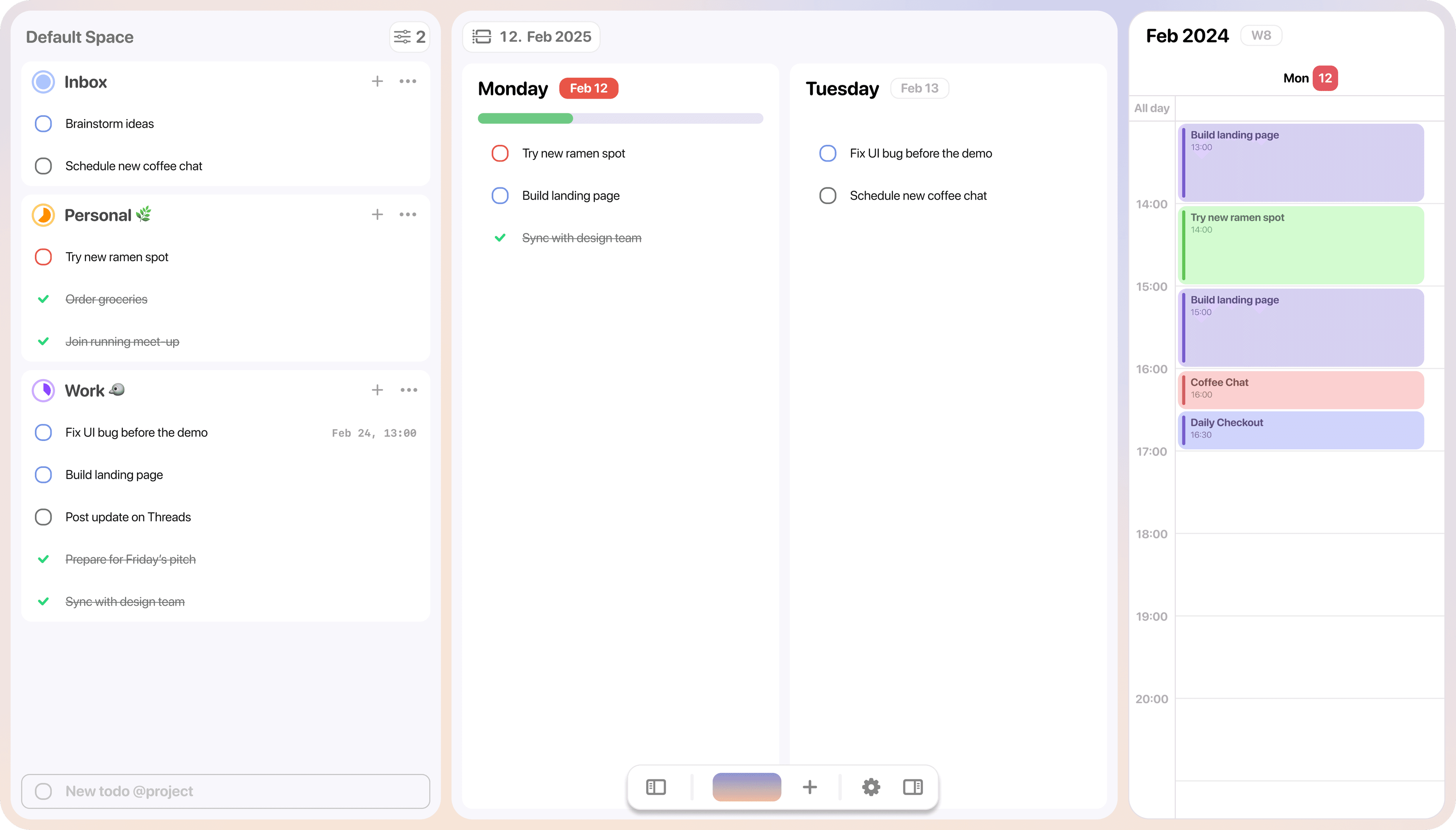 Hero image for the mindful productivity app